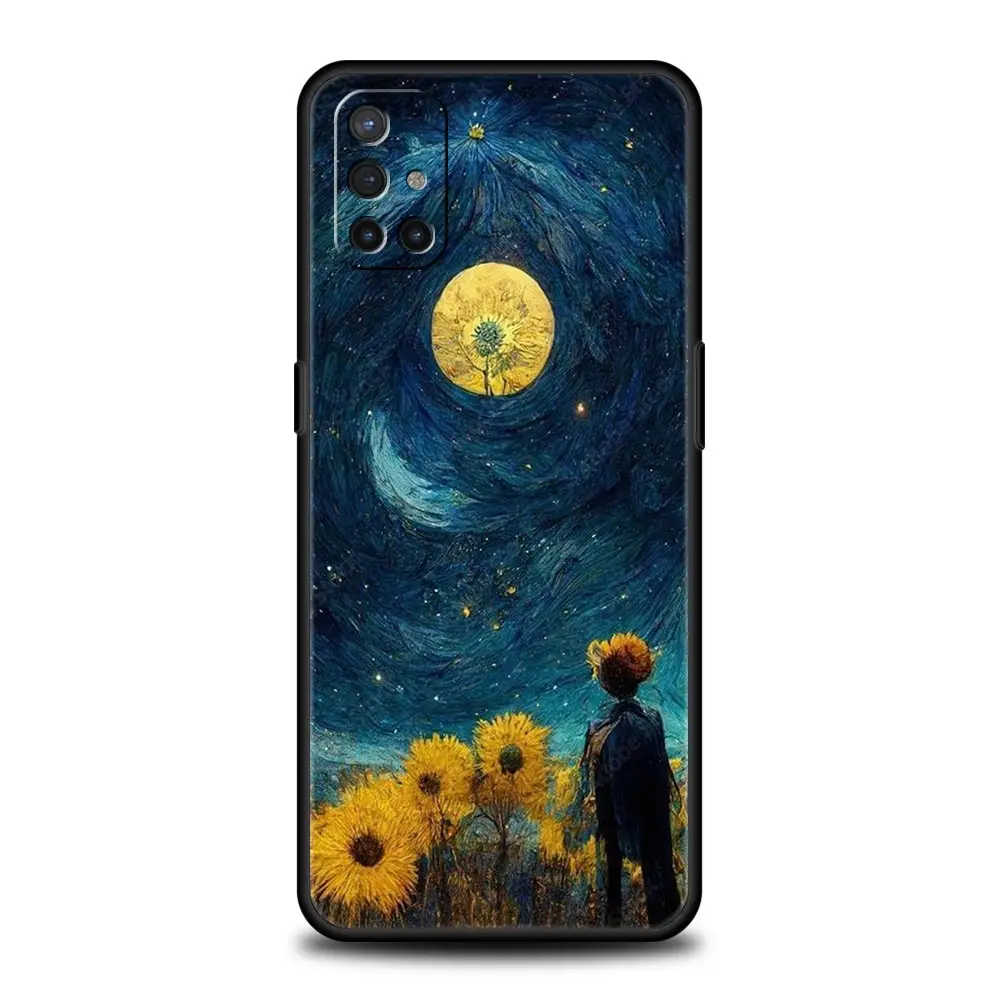 Phone Case For OnePlus 12 11 10 9 Pro 9T 12R 10R 9R 9RT 10T 8T 8 7 6T 7T Nord 2T CE 2 5G N200 N10 Cover Starry night van gogh