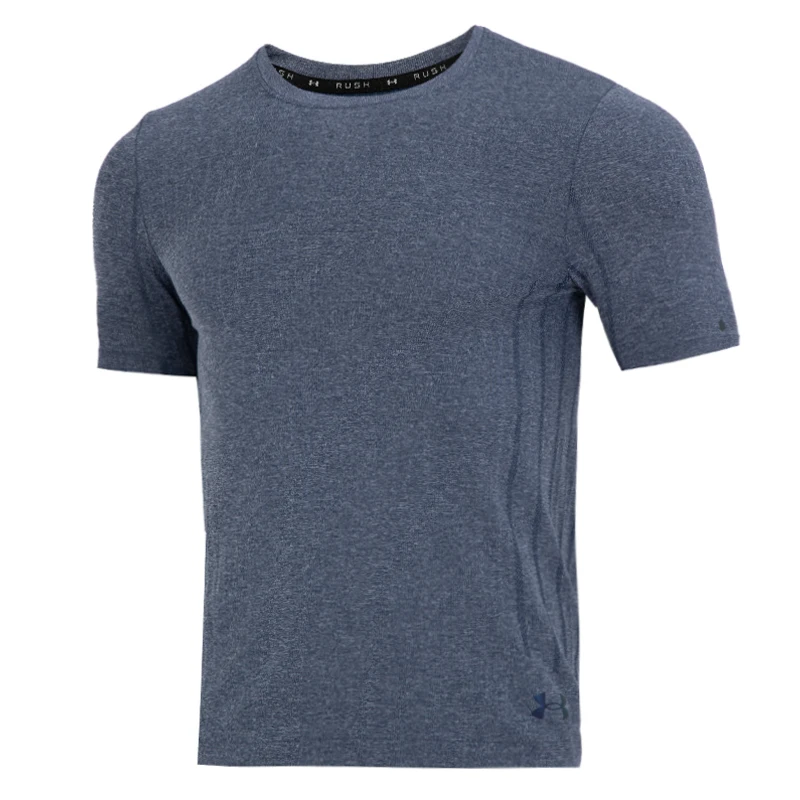 

Мужская спортивная одежда Underarmour для фитнеса и бега с коротким рукавом, модная тенденция, дышащая повседневная футболка с круглым вырезом и половиной рукава 1373724-408