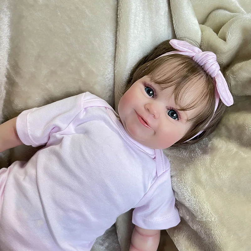 

50CM Body Soft Reborn Maddie Doll Hand-Detailed Painting with Visible Veins Lifelike 3D