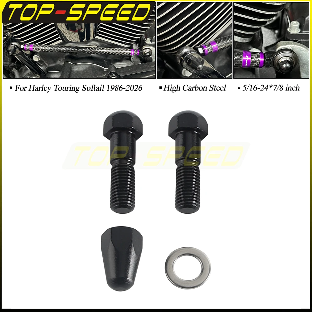 

5/16-24*7/8inch Mounting Screws For Harley Touring Softail Shift Linkage Rod Mounting Bracket Bolts Hardware Screws 1986-Later