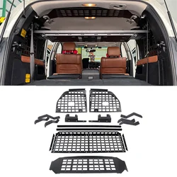 CGZ For Toyota Sequoia 2008-2022 Trunk Shelf Cargo Upper Roof Panel Modular Storage Panel Debris Racks Storage Carrier Kit