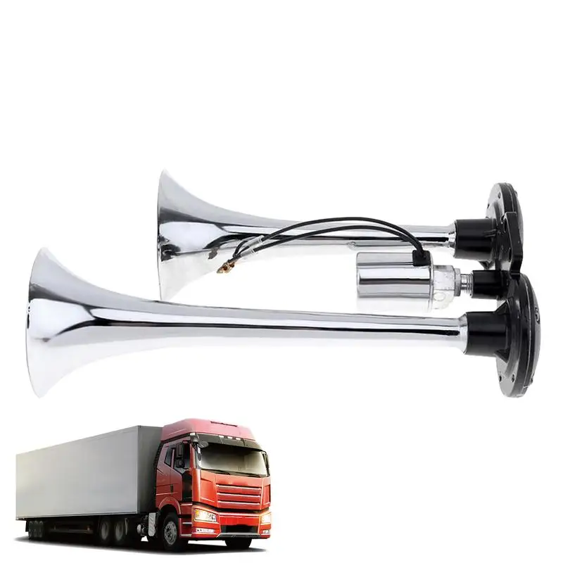 Car Truck Boat Dual Air Horn Trumpet Super Loud Semi Truck Air Horn Super Loud Dual Trumpet electronically controlled air horn