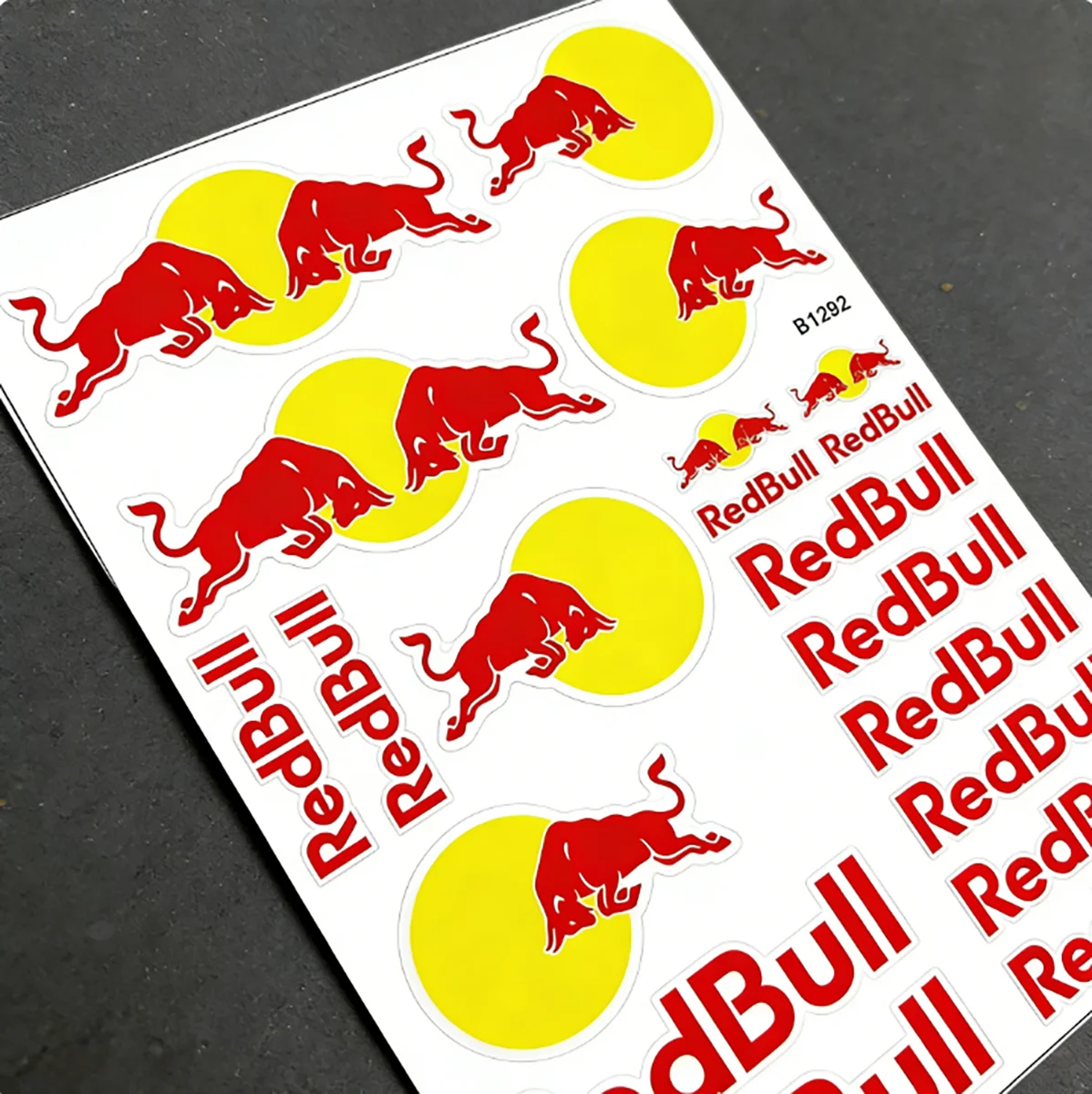 

Red Bull Motocross Full Sticker Decal Kit for Yamaha KTM Honda Helmet Tank