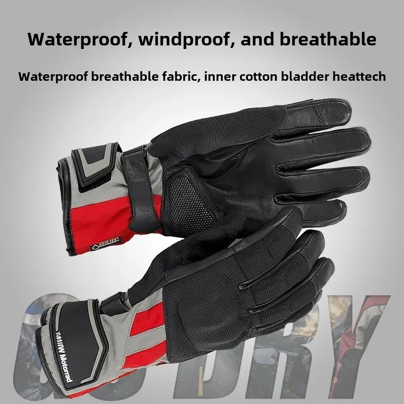 2024 Motorrad Handschuhe Winter Warme Racing Moto Handschuhe Top Mountainbike Mx Handschuh Top Motocross Handschuh Männer BMX Handschuh für BMW GS