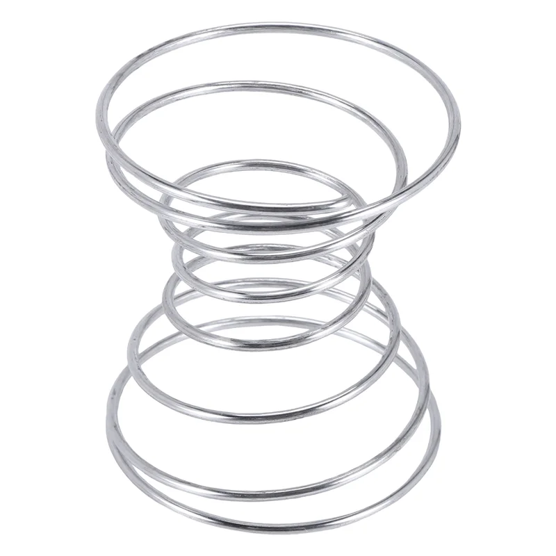 A93Z 6 قطع حامل نبات الهواء حاوية الهواء Tillandsia حامل نبات الفولاذ المقاوم للصدأ رفوف العرض قاعدة الأناناس الهواء