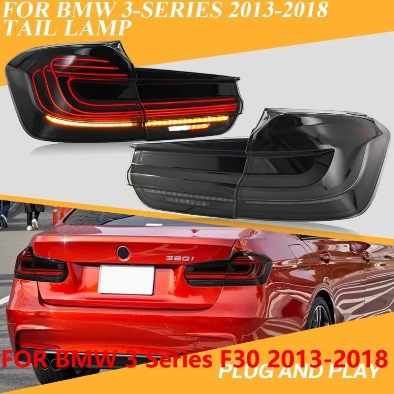 

For BMW 3 Series F30 2013-2018 Pair Full LED GTS Tail Lights Sequential Rear Lamps
