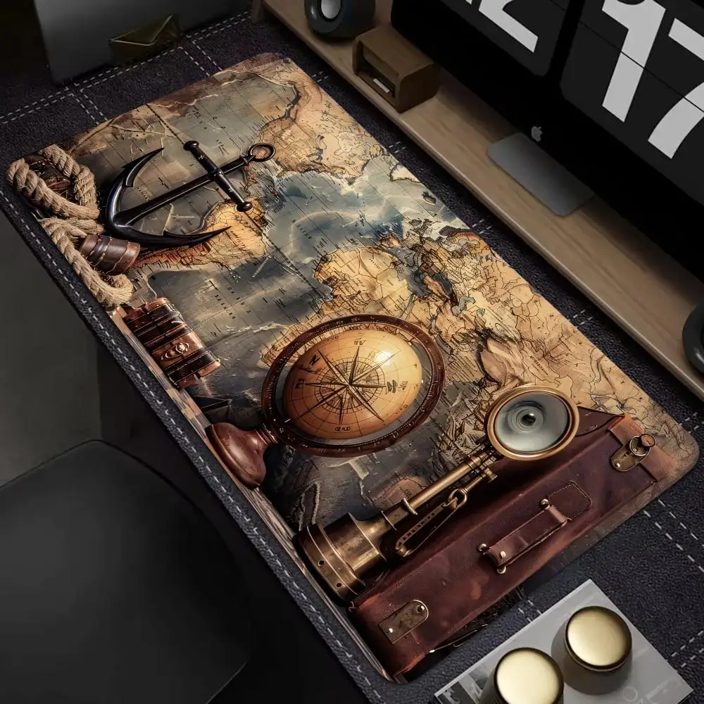 

Большой размер ретро-морский стиль коврик для мыши коврик для мыши коврик для мыши