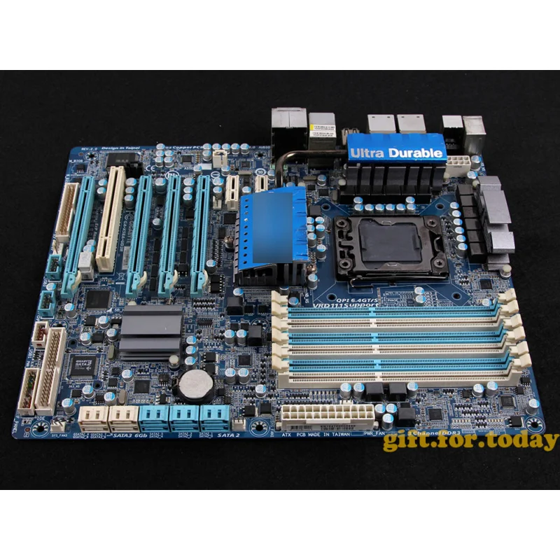 Para placa base Original Gigabyte GA-X58A-UD3R, LGA 1366, Intel X58 DDR3 RAM ATX WYORESY
