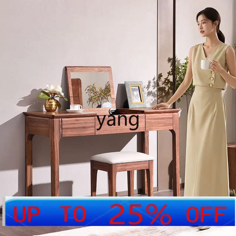 

LMM Chinese dresser simple modern bedroom flip cover dual-purpose desk