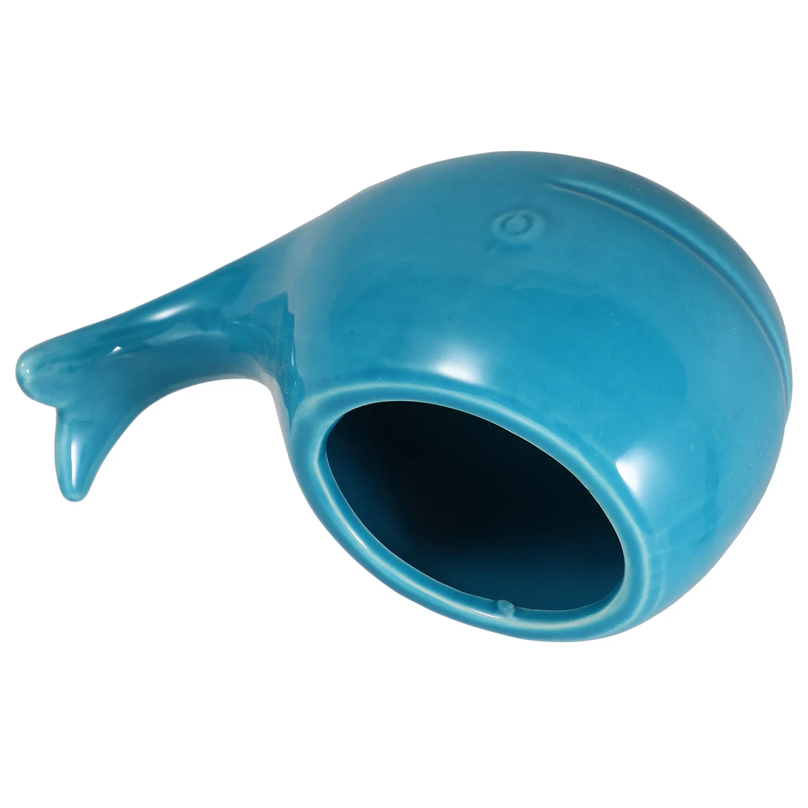 

1Pcs Blue Whale Ceramic Cup Superb Craftsmanship Delicate Texture Comfortable Hand Feel Elegant Porcelain Cocktail Cup for Home