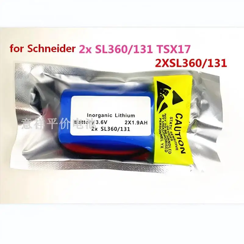 1-3pcs/lot genuine for Schneider 2x SL360/131 TSX17 battery 3.6V 1.9Ah 2XSL360/131