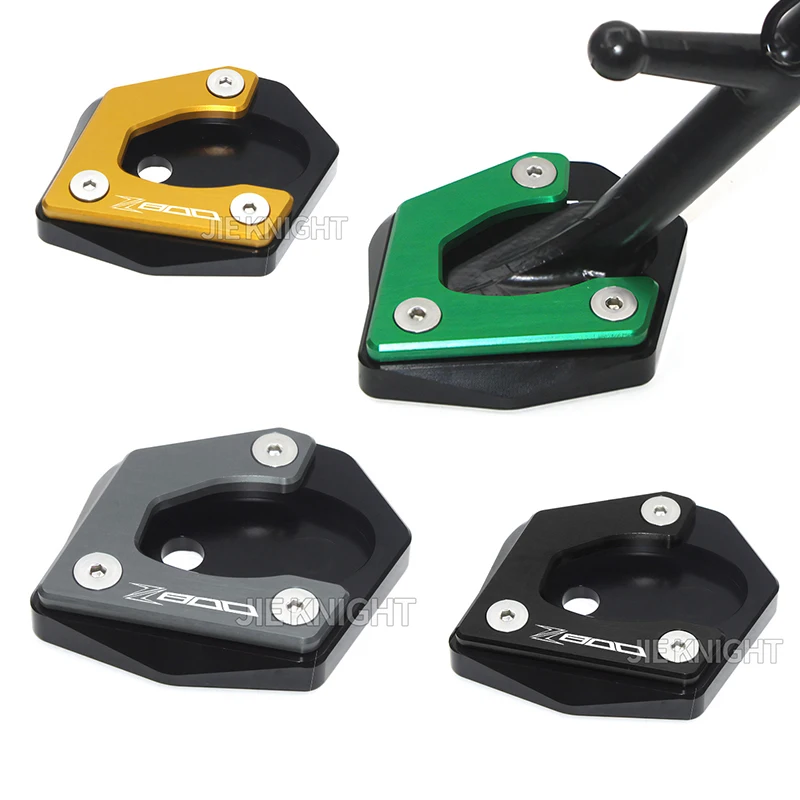 

For Kawasaki Z650 Z650RS Z 650 RS Z800 Z900 Motorcycle Accessories CNC Aluminum Side Stand Kickstand Enlarge Plate Extension Pad