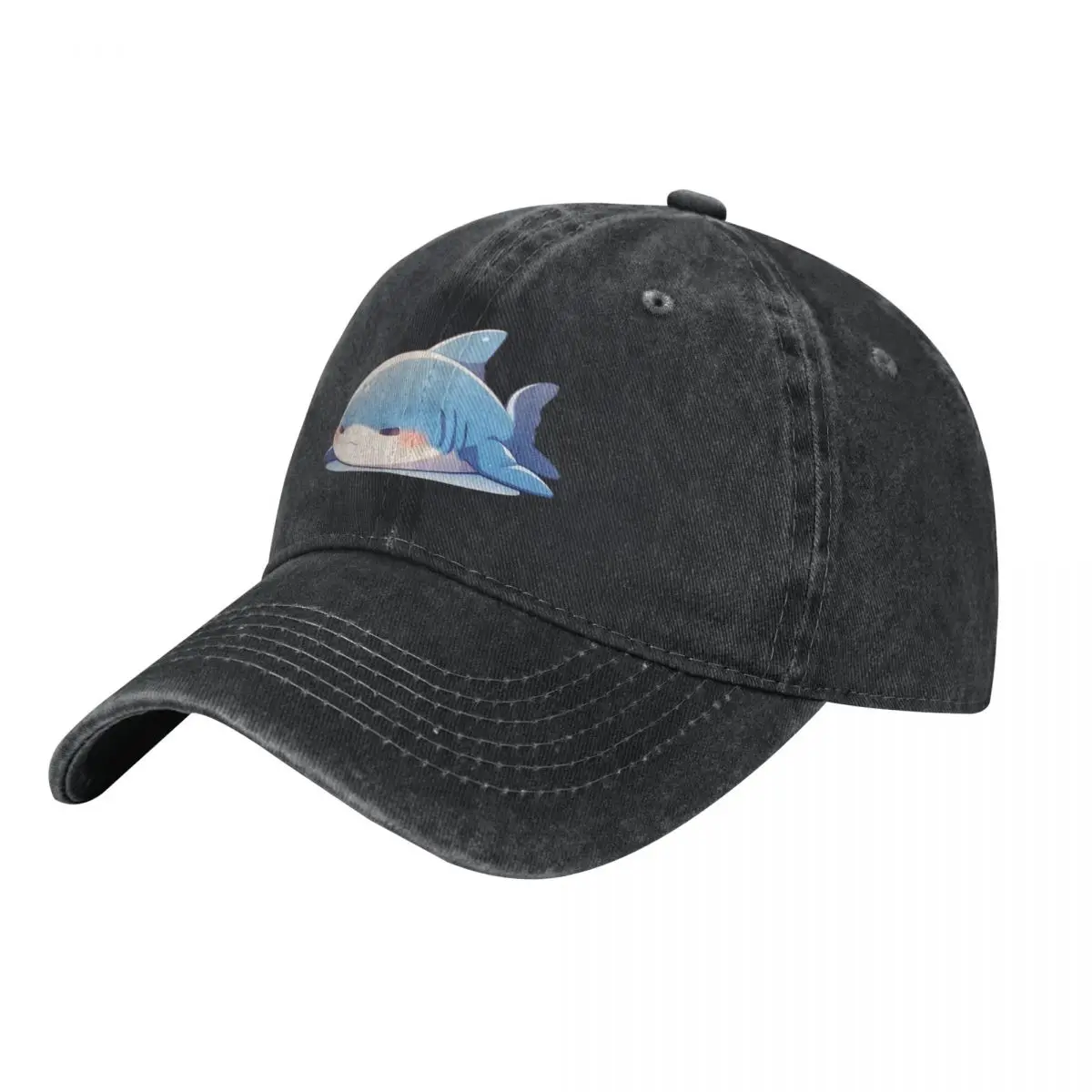 

Cute Kawaii Blue Shark Sleeping Baseball Cap Snapback Cap sun hat Cosplay Mens Women's