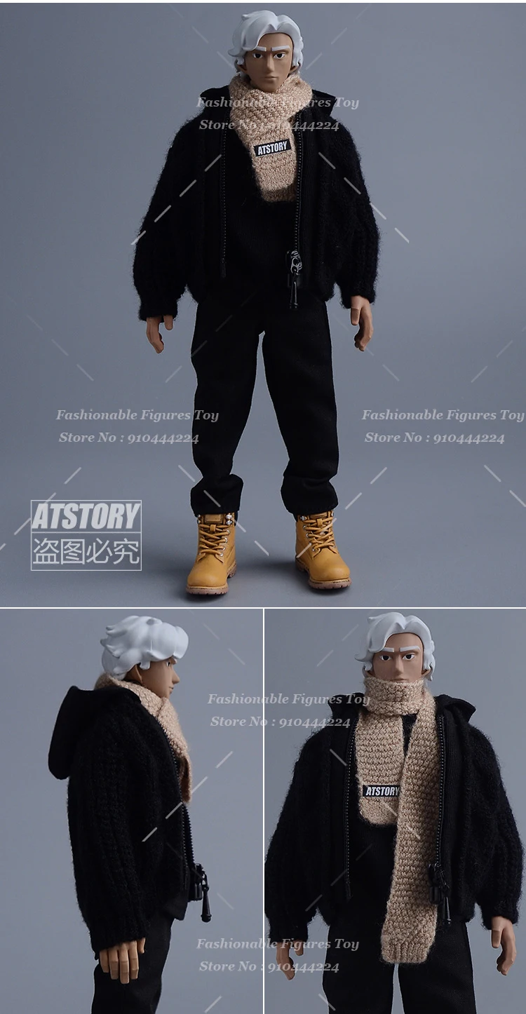 ผ้าพันคอถักมือ ATStory ขนาด 1/12 สำหรับตุ๊กตา BJD Asi 3.0 ขนาด 6 นิ้ว ของสะสมสำหรับนักสะสมแอคชั่นฟิกเกอร์