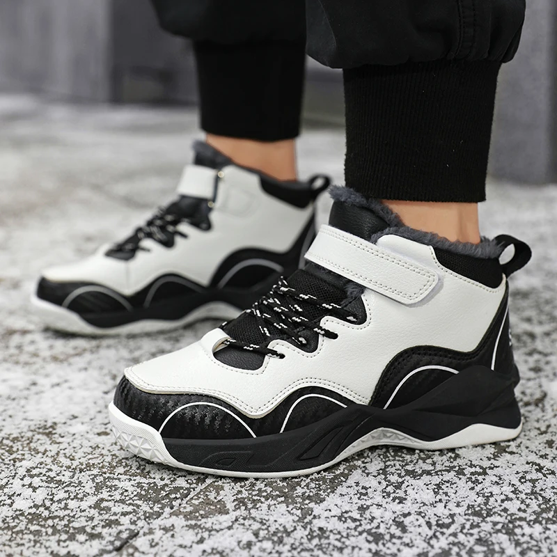 أحذية رياضية شتوية للأطفال للرياضة أحذية كاجوال عصرية قابلة للتنفس للأطفال أحذية كاجوال دافئة من القطيفة للأولاد والبنات أحذية تنيس