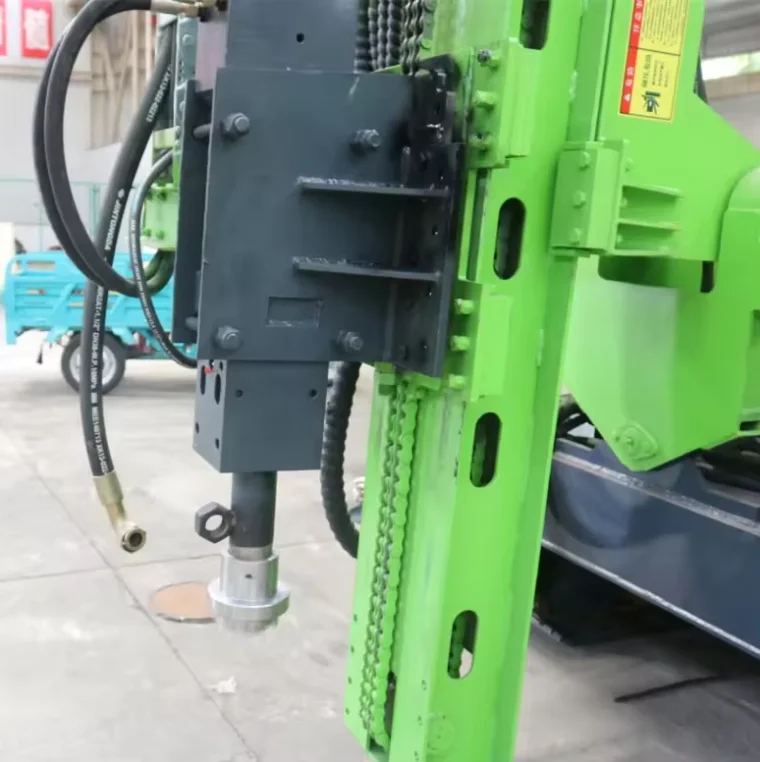 Customized China Tracked Hydraulic Piles Driver Hammer Pole Solar Pile Driver Ramming Rig Machine