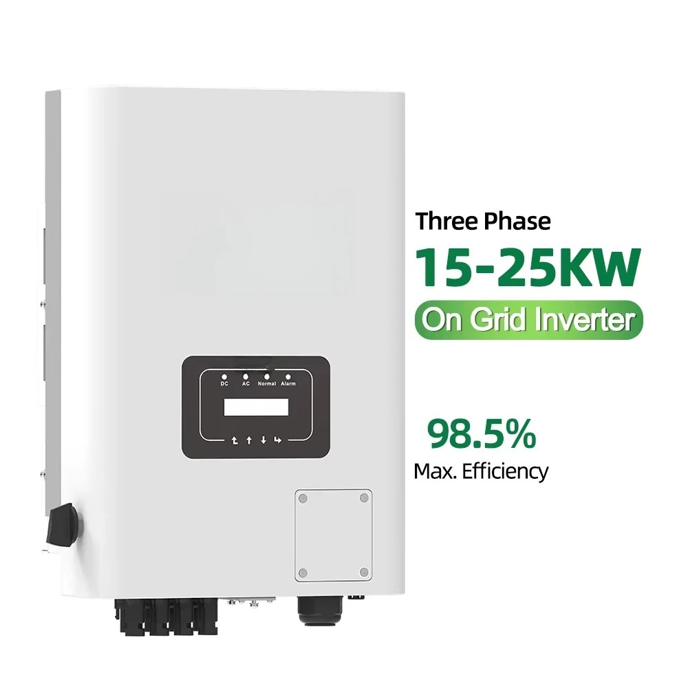 

18KW 20KW Three Phase on Grid Inverter 25KW Solar on Grid Inverter Price With MPPT Controller High Voltage Inverter