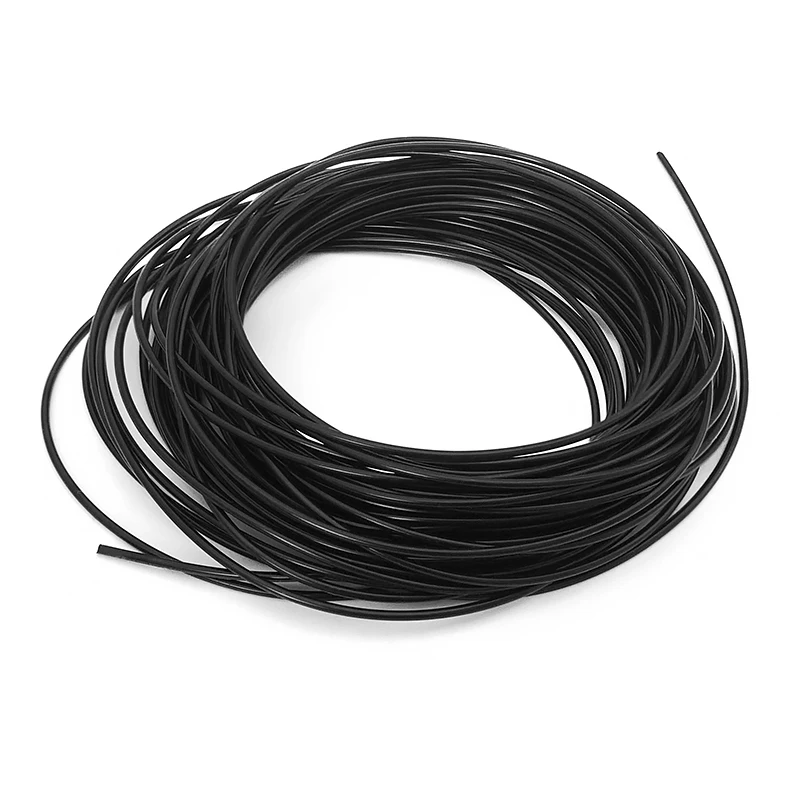 5M Black Flexible Silicone Tubing ID0.5/0.6/1.2/1.3/1.5/2/2.5/3/3.5/4/4.5mm Food Grade Tube Pipe Temperature Resistance Nontoxic