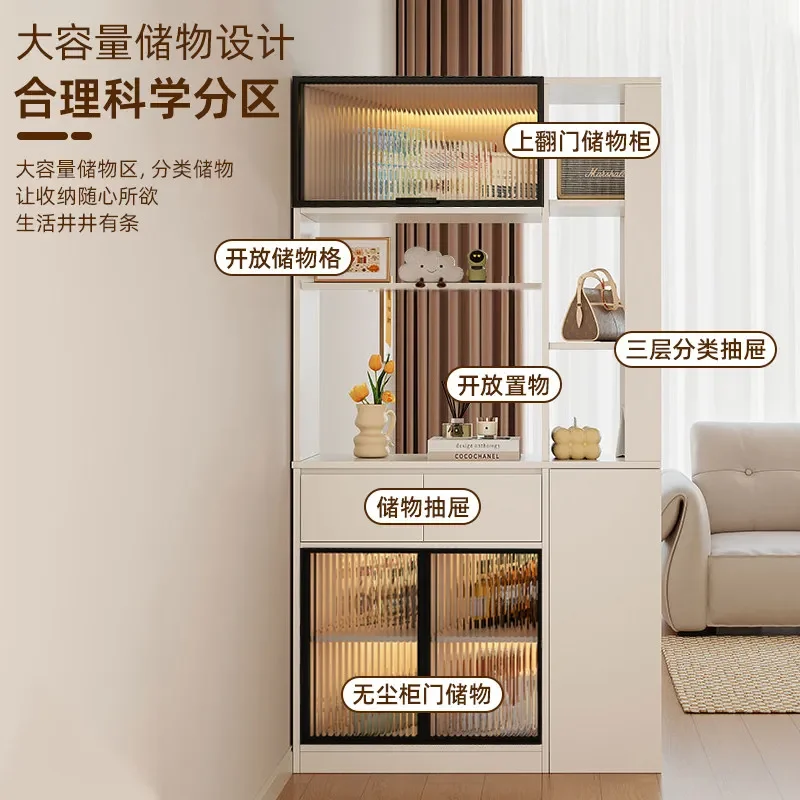 Home entrance cabinet front door integrated shoe  living room screen partition cabinet storage sofa side