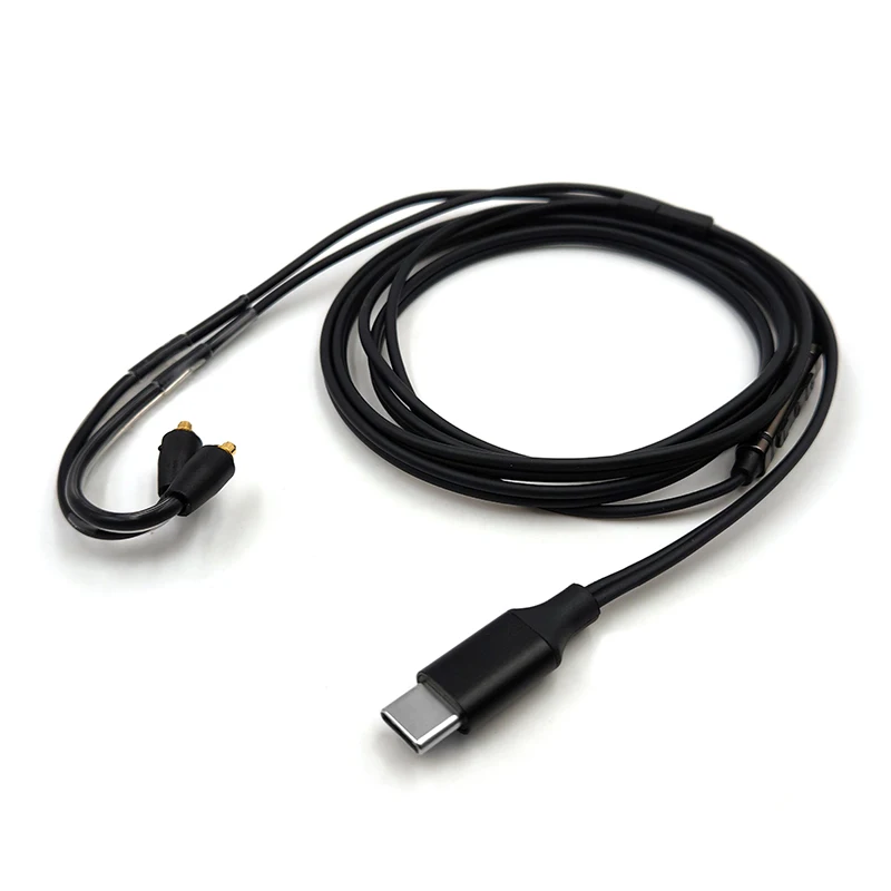 For sennheiser IE900 IE300 IE600 IE200 Replaceable HIFI Earphones TYPE-C USB-C to IE900 High-Purity Single Crystal Copper Cable image 2