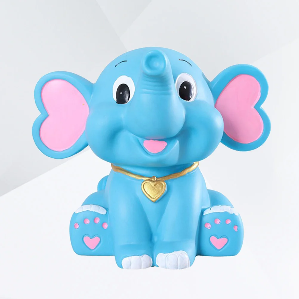 

Cartoon Elephant Saving Bank Creative Money Storage Pot Gift Plastic Piggy Bank for Kid Child Girl