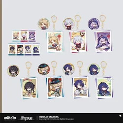 Sunsyea Honkai Star Rail Official Merch miHoYo Original Authentic XCHS 1 Series Badge Keychain Cards Dr. Ratio Aventurine