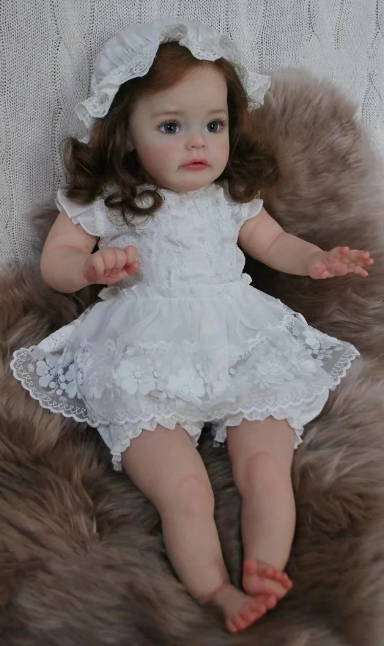 

SUESUE Reborn Baby Dolls Realistic Already Painted Finished Silicone Doll Toddler Huge Baby Size Popular Lifelike Soft Touch