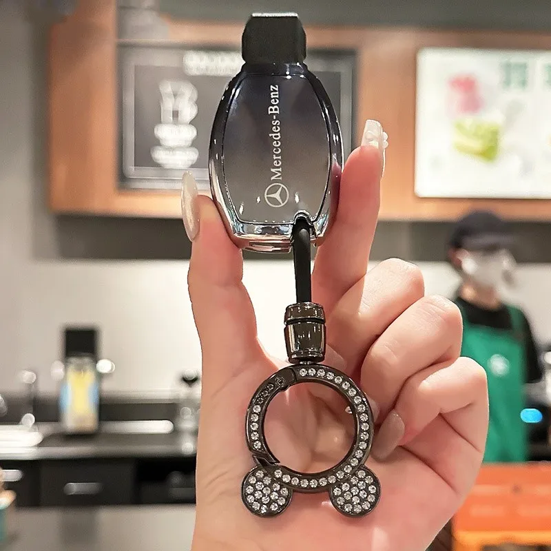 حافظة مفاتيح السيارة من البولي يوريثان غطاء شل أصحاب اكسسوارات لمرسيدس بنز ABC E Class GLS AMG GLA GLK W205 W212 GLC CLS CLA W204 W463 #5