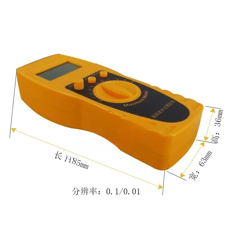 Portable Plastic Rubber Pellet Moisture Meter Fast Water Content Tester For Granule Raw Material Humidity Detection Instrument