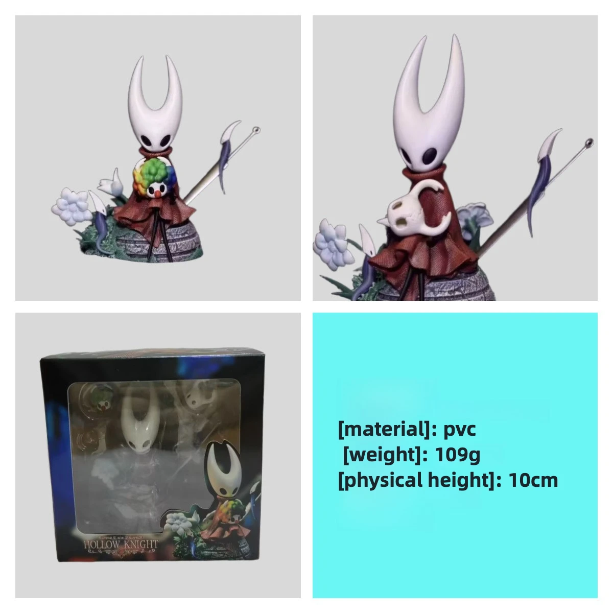 Hollow Knight: Silksong Hornet - rekwizyty do cosplayu z gry ​ Figurka anime ​ ​   Ozdoba Halloween ​ Akcesoria ​   dla dziecka