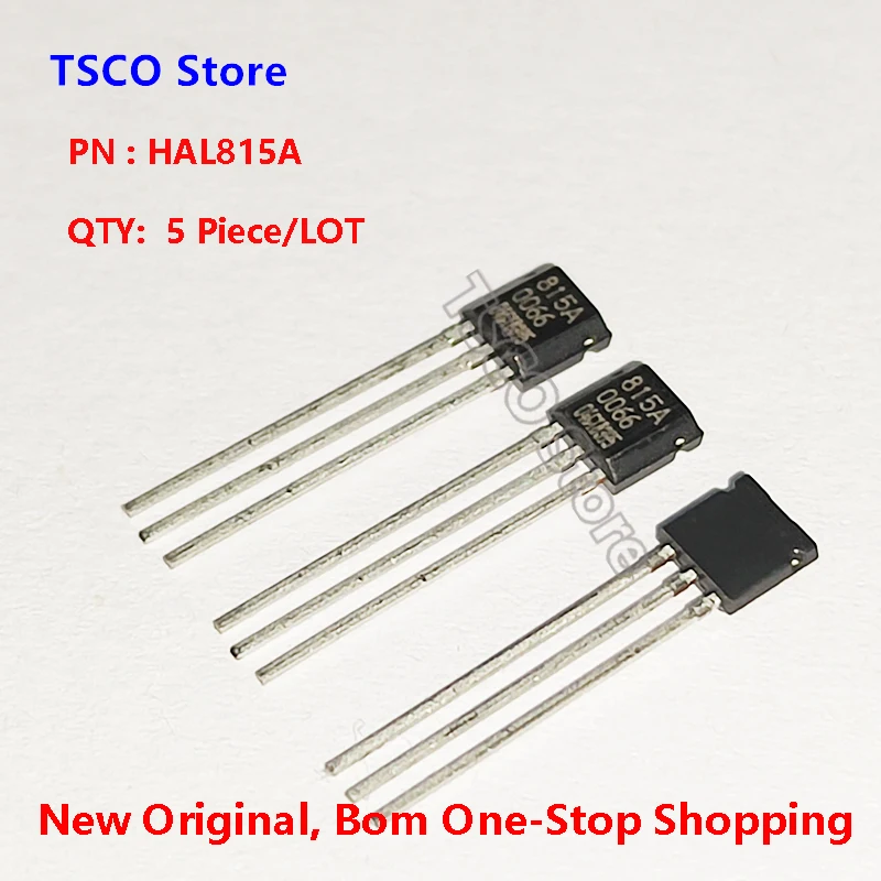 HAL815A Hall Sensor 815A 815A1  ( 5 Piece/LOT)    TO-92   New Origiail