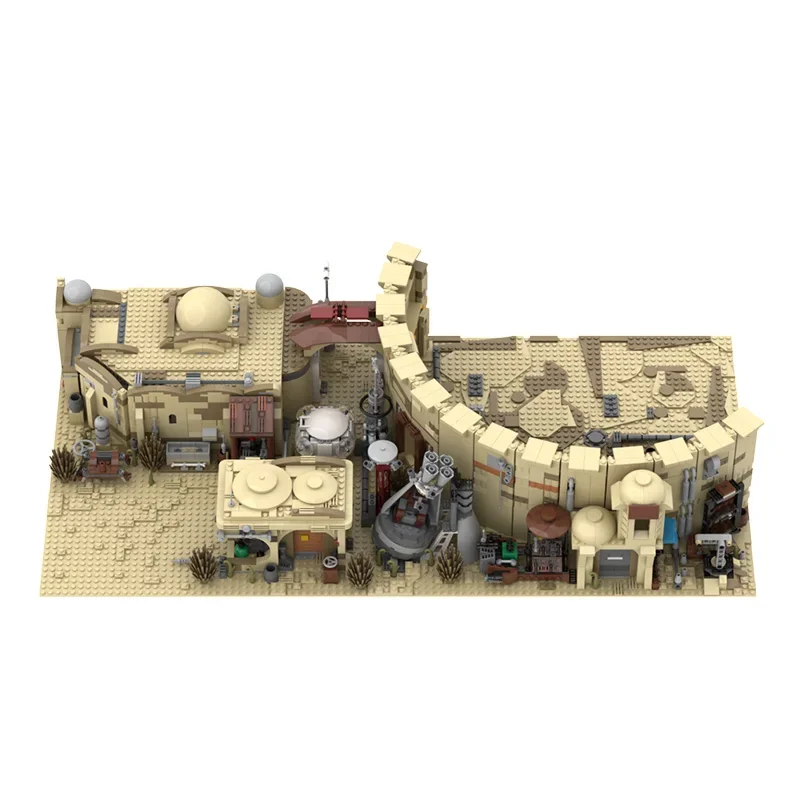 A New Hope Star Series Desert Village Eisley-Cantina Tatooine Luke's X-34 Soro Speeder ต่อสู้ยานอวกาศ Building Block ของเล่น