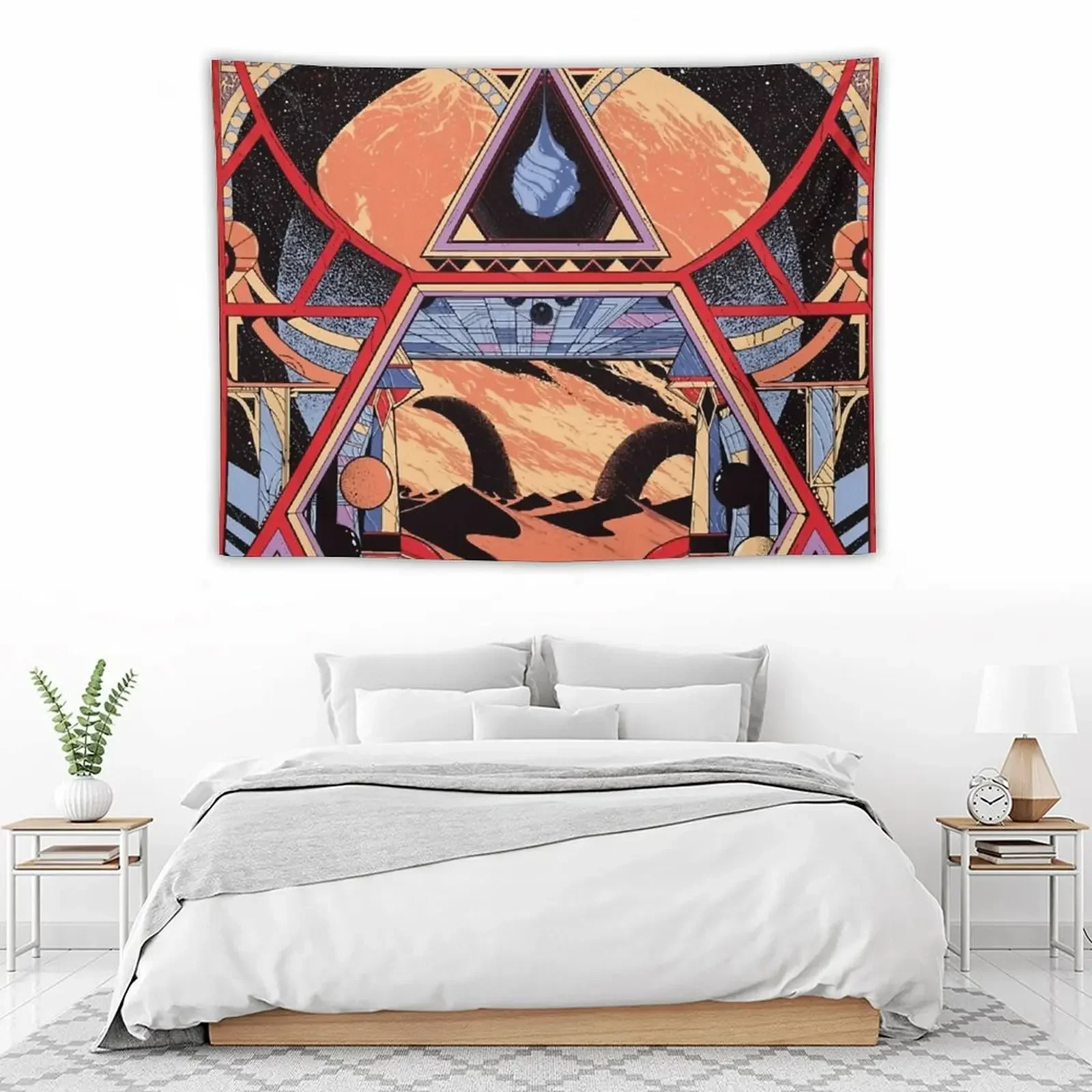 Jodorowsky's Dunes Tapestry Room Decor Estetyczny wystrój sypialni do sypialni Anime Decor Tapestry