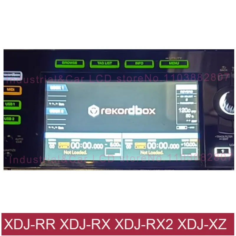 Original New A+ 7 Inch LCD Display Screen For Pioneer DJ Controller XDJ-RR XDJ-RX XDJ-RX2 XDJ-XZ Console LCD Replacement