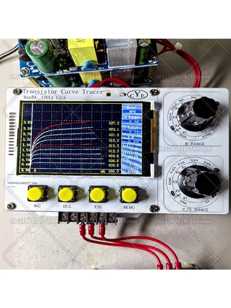 Upgraded 5A Transistor Curve Tracer for Triode FET Testing High Current Transistor Tracer