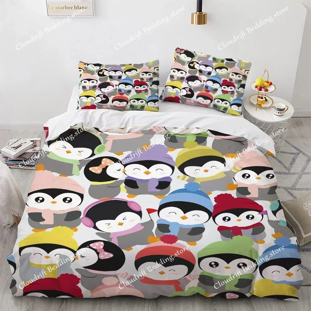 

Duvet Cover Pillowcase Bedding Set Cartoon AnimalAdult Boy Girl Bedroom Decoration Children Single Double Large Size026