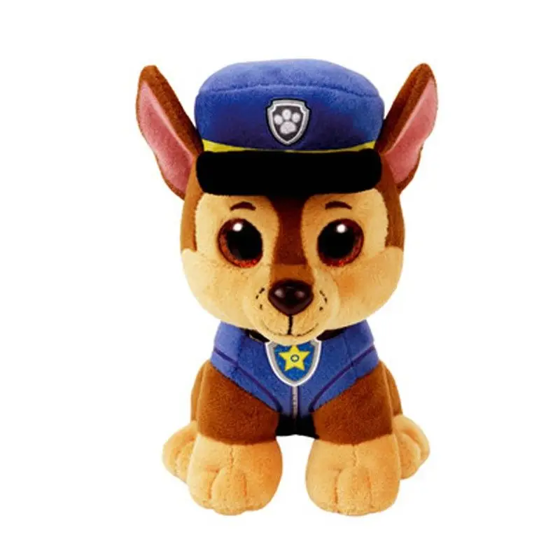 15cm Paw Patrol Cute Cartoon Dog Plush Dolls Soft Stuffed Plush Pendant Toys Chase Marshall Rocky Skye Rubble Child Gifts image 5