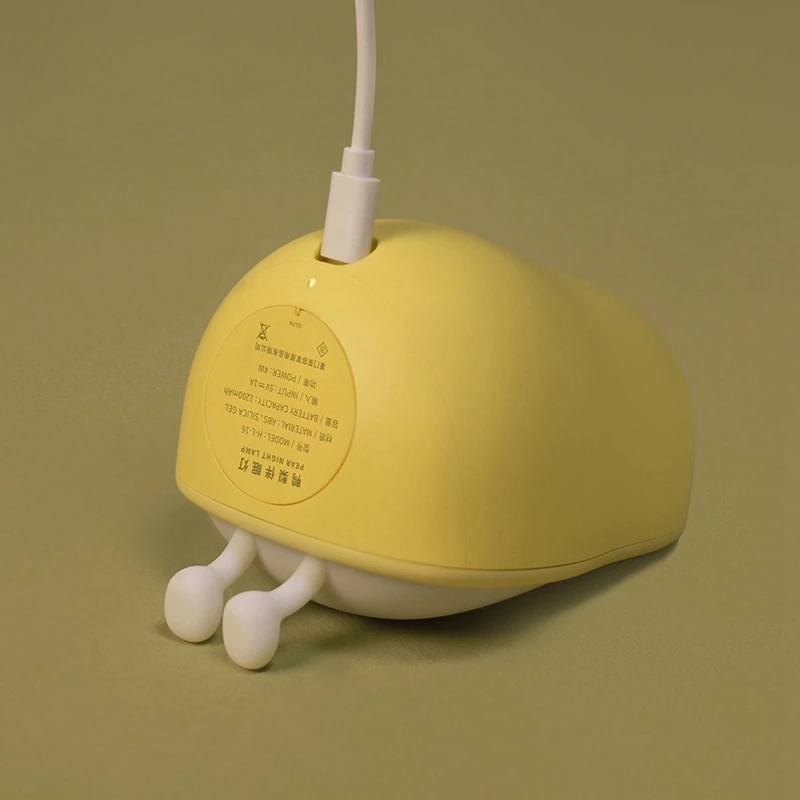 Veilleuse LED en forme de formage, lampe de nuit en silicone, aste par USB, décoration de chambre d'enfant, lampe de bureau mignonne
