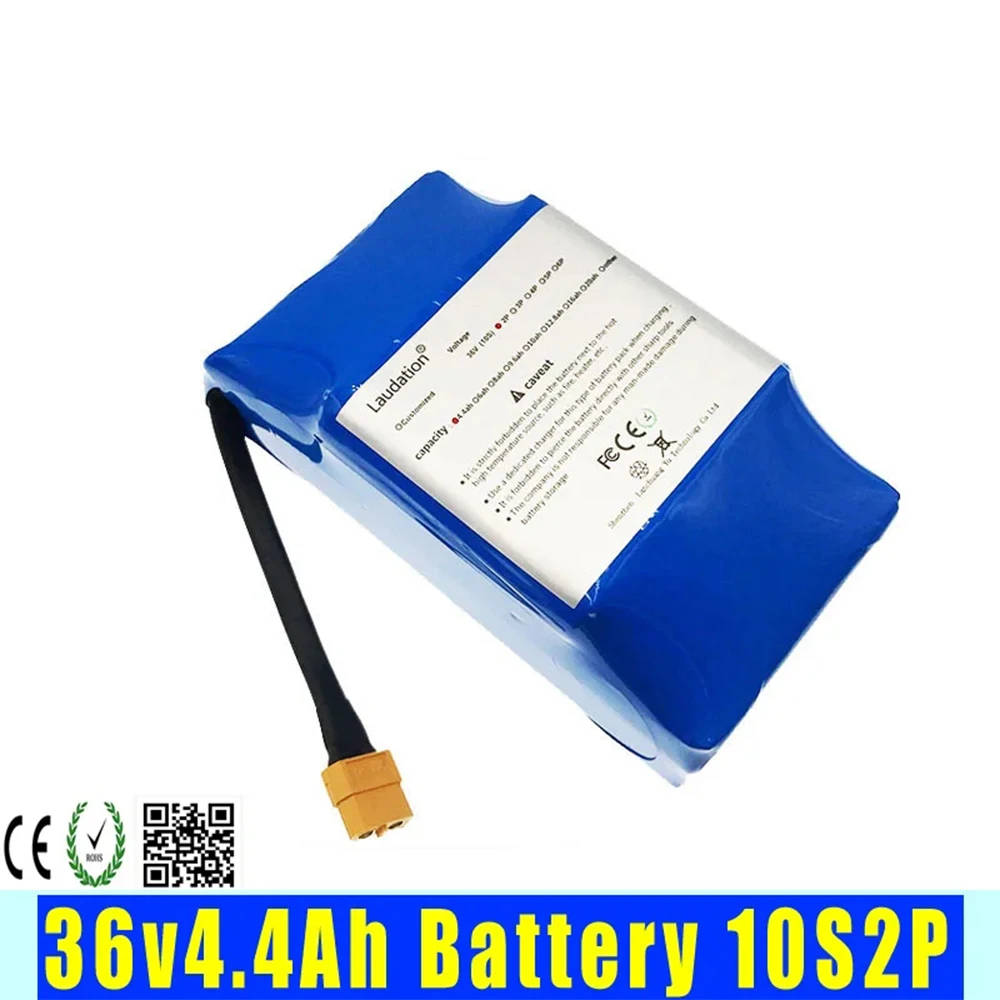 18650 36v 4.4Ah Lithium Battery36v 4400mAh Battery Pack Battery Scooter Balanced Scooter Built-in Protection Board High-quality