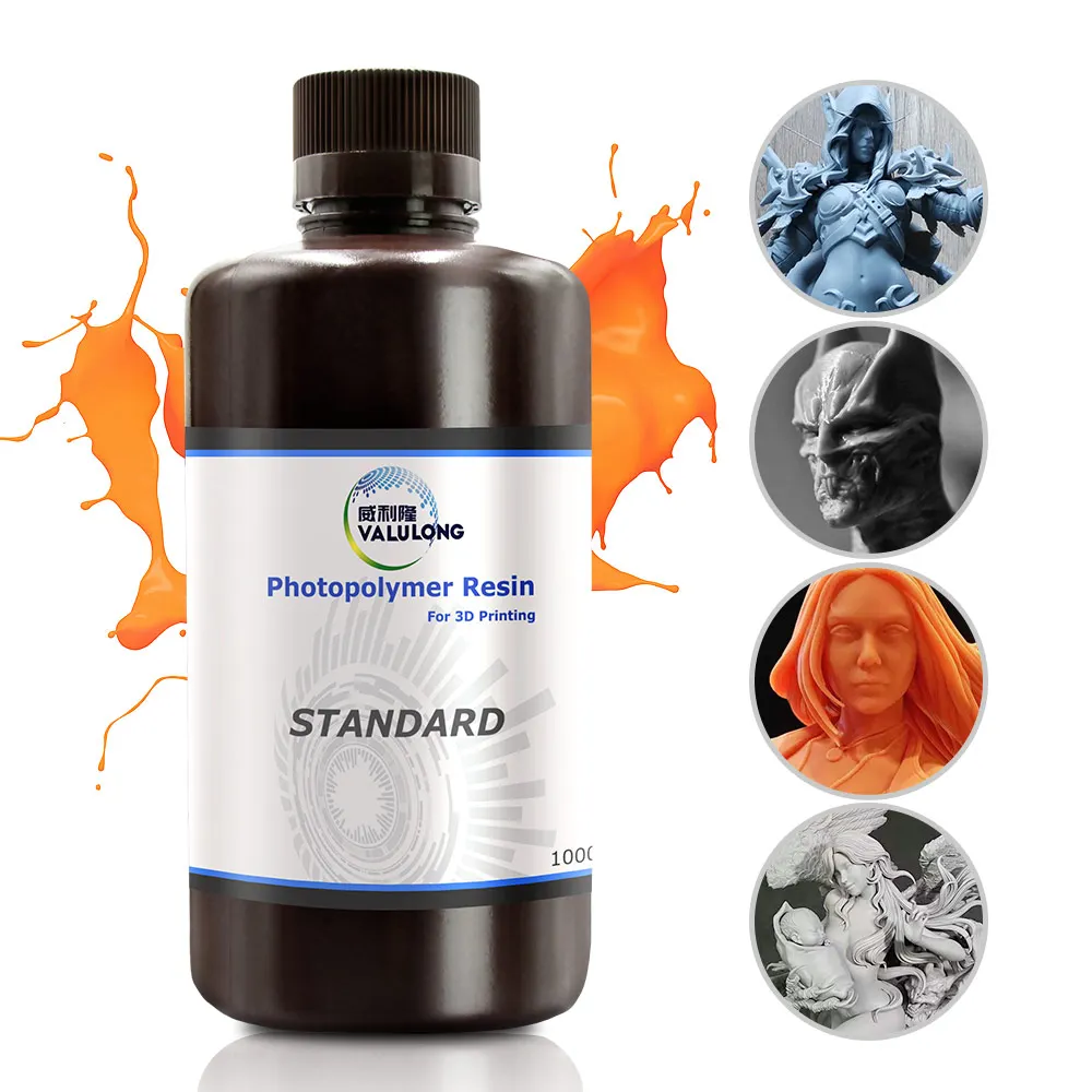 1KG Tough 405nm Photopolymer Consumable Non-Brittle Formula for Large MSLA LCD Build Platform