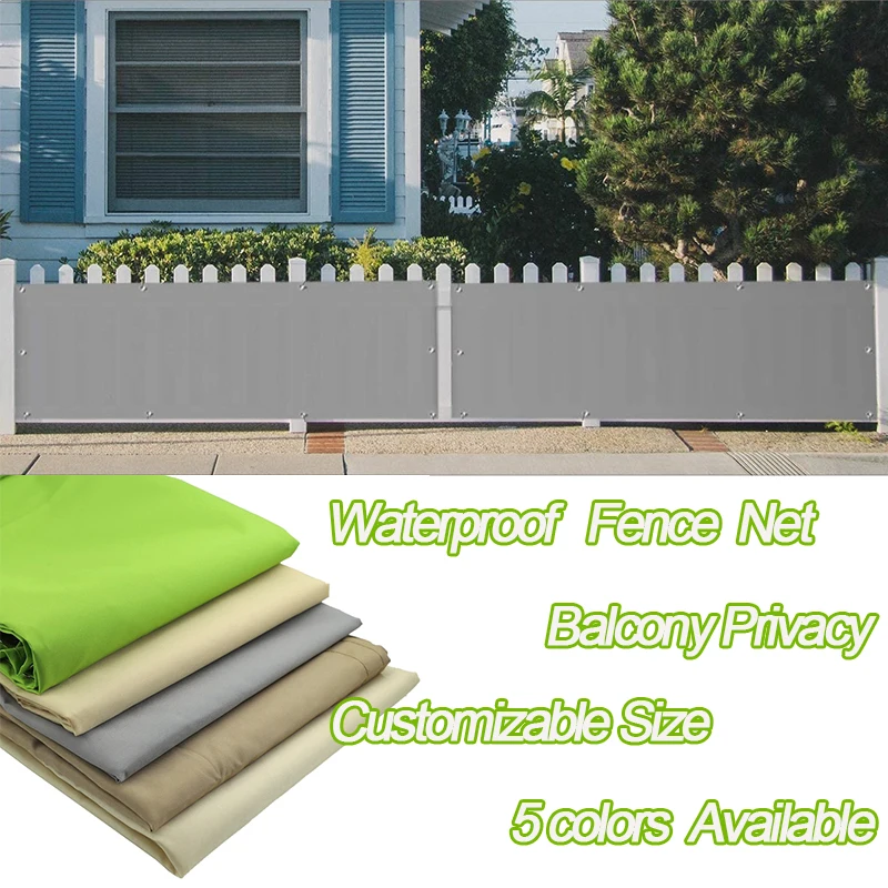 

5 Colors Privacy Screen 220GSM Heavy Duty Fencing Mesh Balcony Terrace Privacy Screen Fence Cover for Wall Garden Yard Backyard