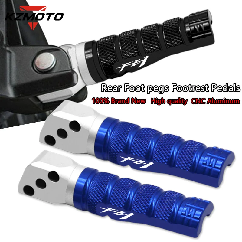 

Motorcycle Accessories Rear Foot Pegs Rests For Yamaha FZ1 Fazer 2006-2012 CNC Rear Passenger Foot Peg Footrest Footpeg Pedal