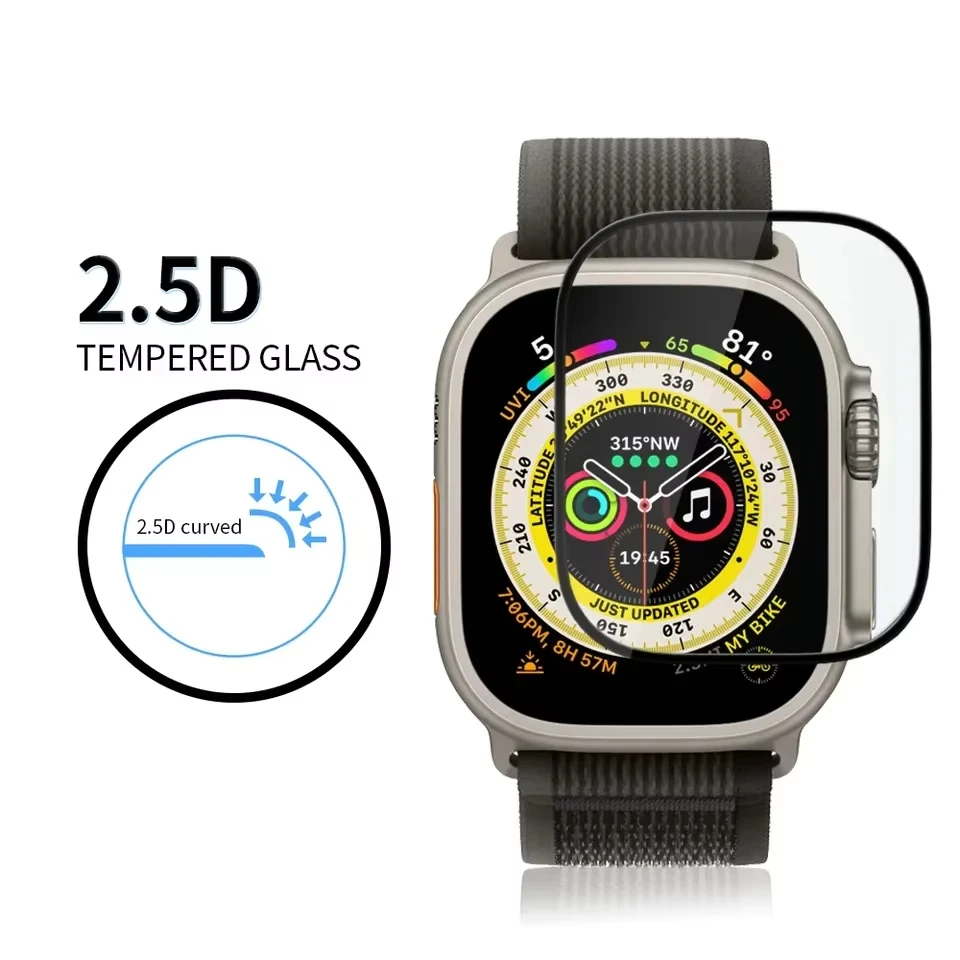 2-3Pcs Watch Screen Protector For Apple Watch Ultra 8 49MM 38 40MM 42 44MM 41MM 45MM 46mm For IWatch 10 9 7/6/SE/5/4 Accessories