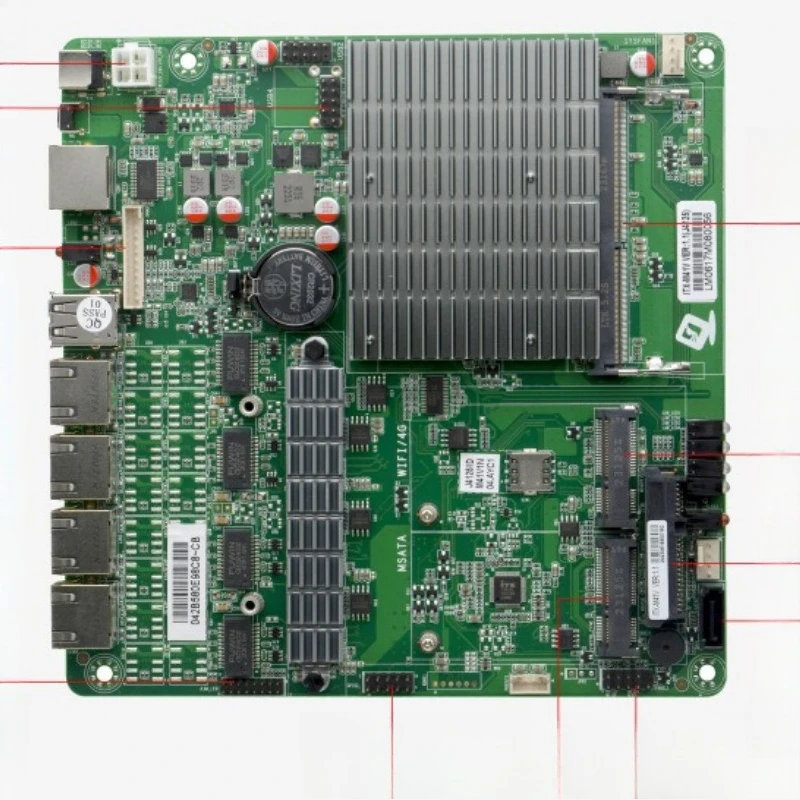 4 Gigabit multi-network port mini ITX Aikuai server i225
