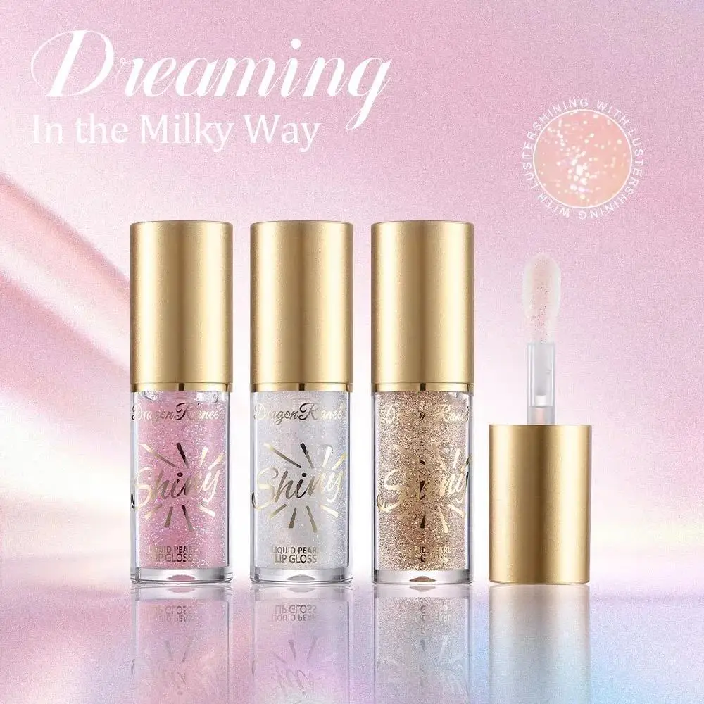 KBeauty パール リップ グロス セット きらめくグリッター保湿リップ オイル グレーズ スムーズ シャイニー ミラー リップ ケア