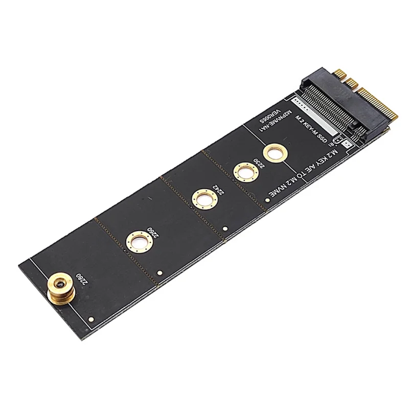 Emplacement pour clé M.2 A + E vers carte adaptateur M.2 NVcloser NGFF vers KEY-M 6 000 cartes NVMe PCI Express SSD Port 6 000