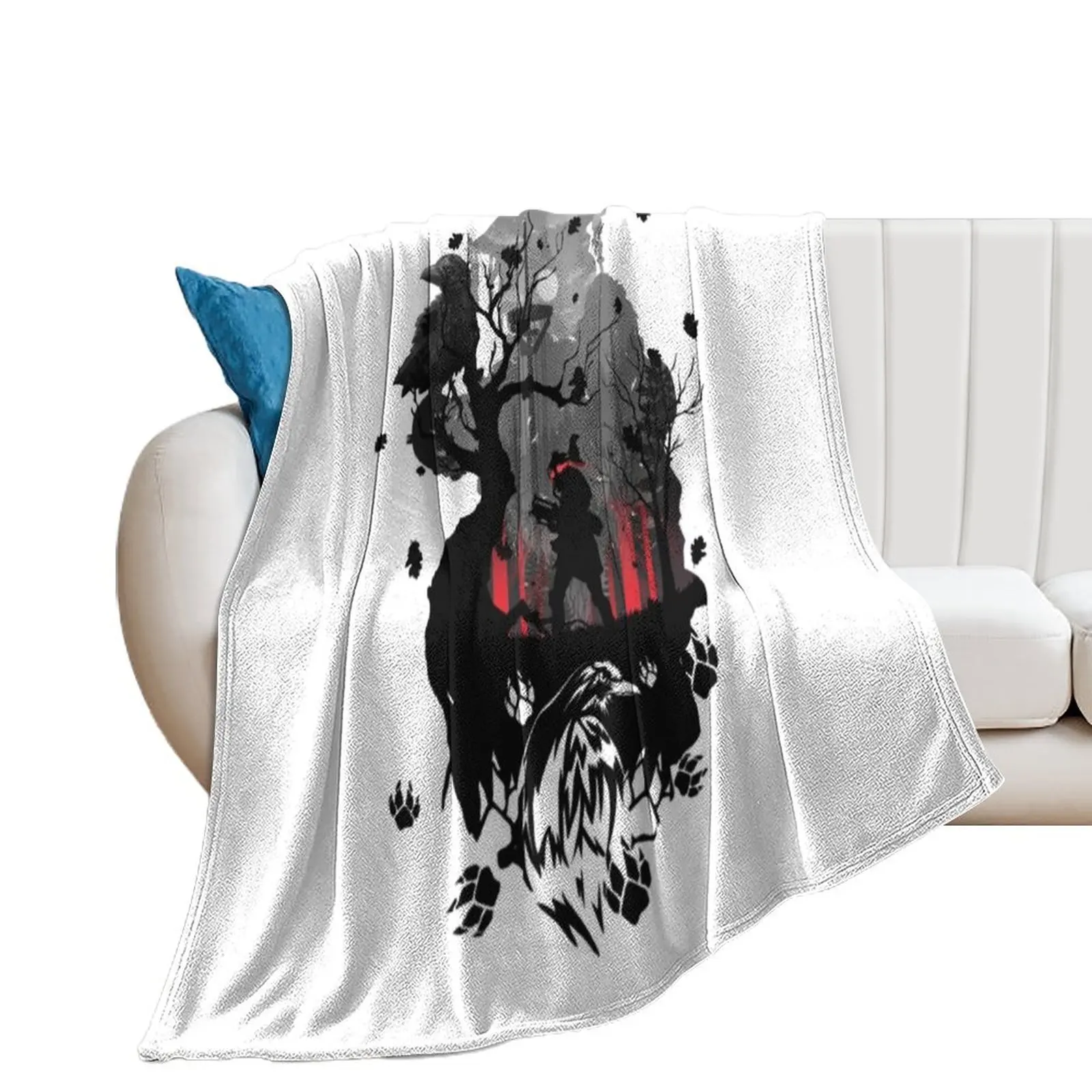 Apex Legends Bloodhound Shirt Throw Blanket Camping Picnic Blankets