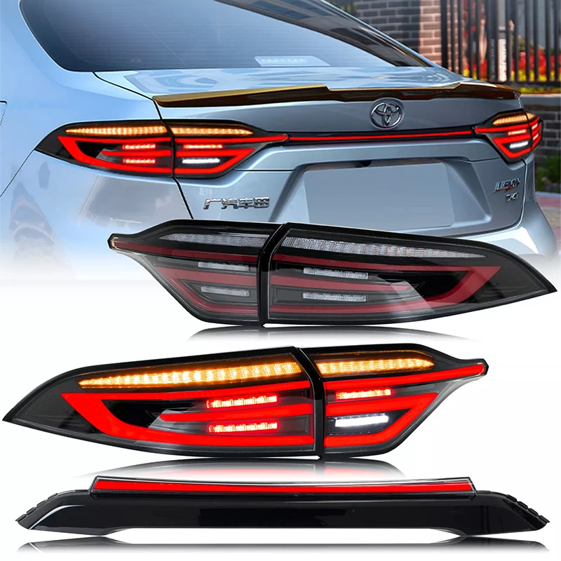 Zhengwo Factory Top Selling For Corolla Led Tail Lamp 2019-2023 With Start Up Animation Modified Taillight Assembly Rear Lamp