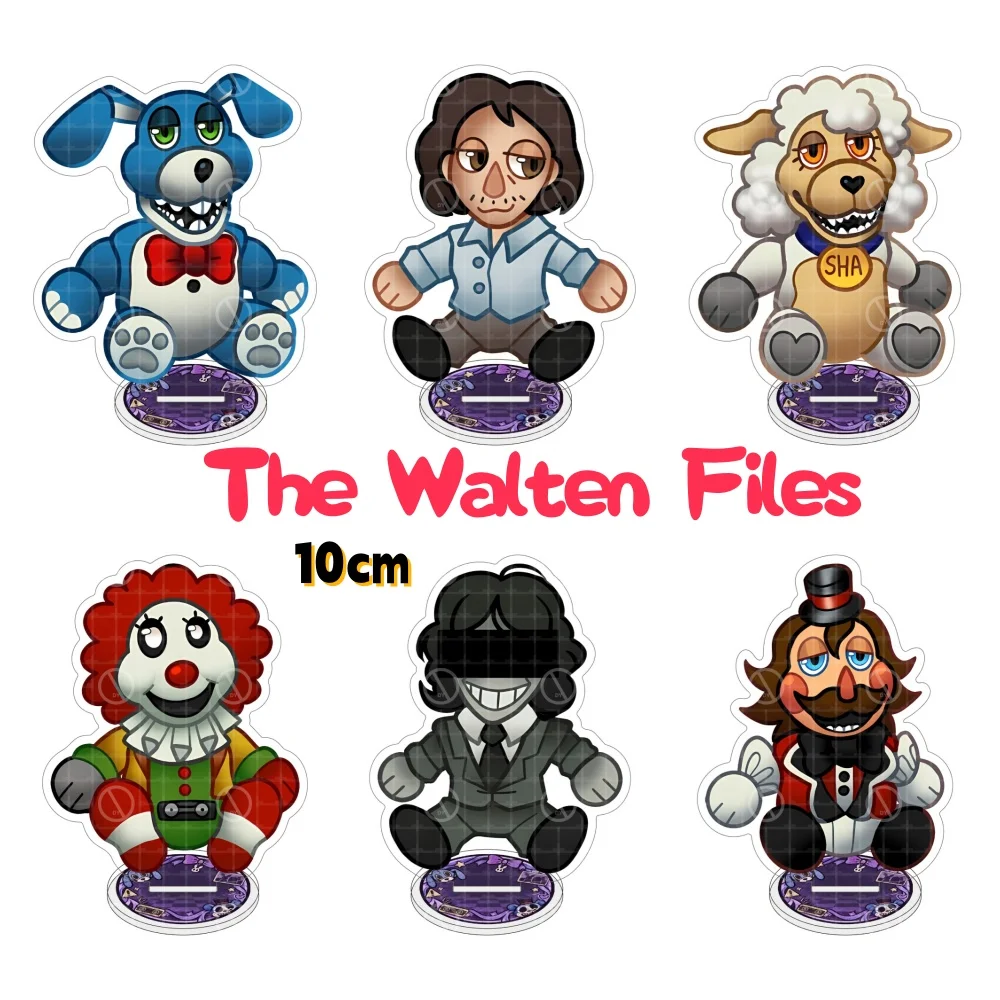 The Walten Files 10cm Acrylic Stand Bon Sha Boozoo Banny Figure Desk Ornament Keychain Analog Fans Collectible Display Gift