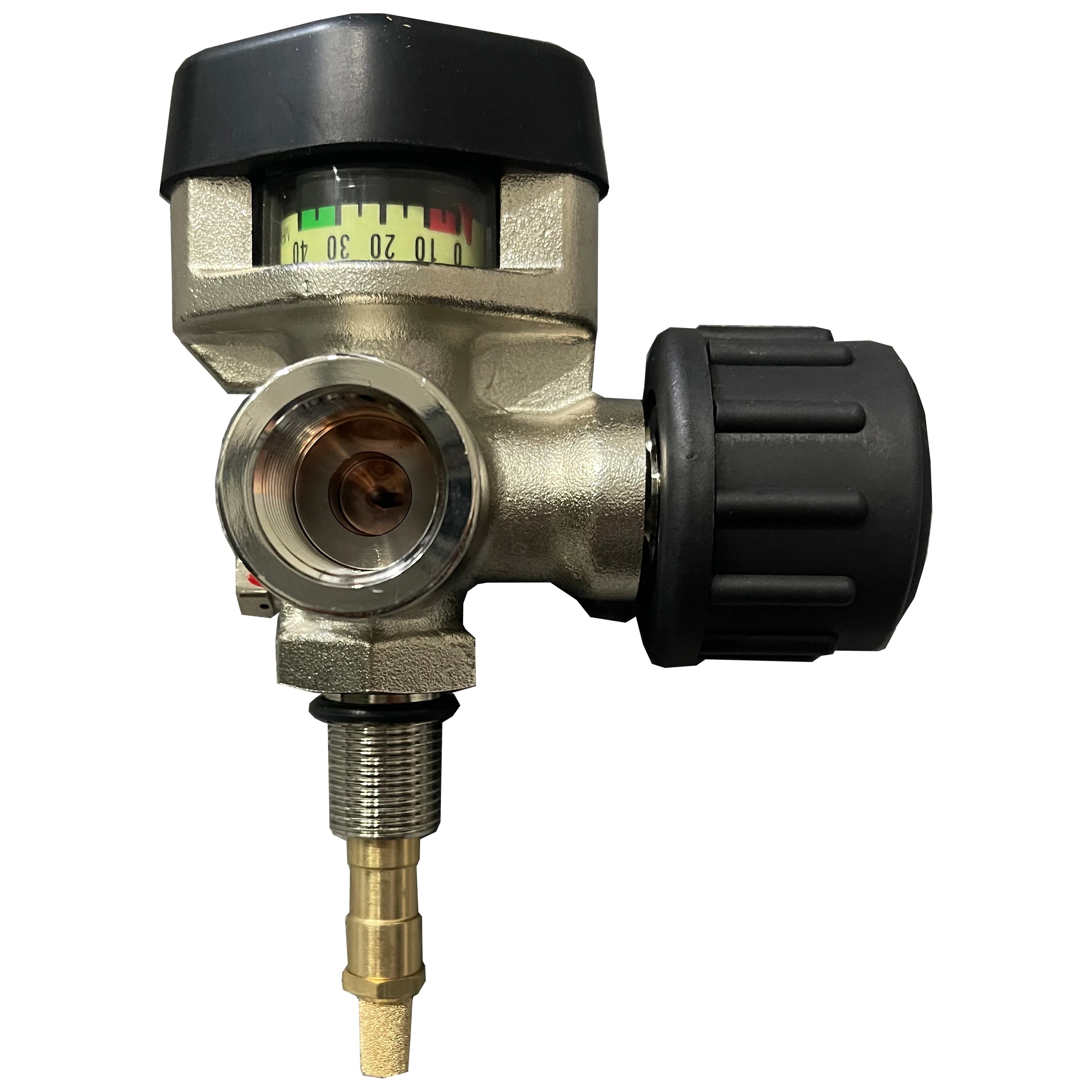 AYON AS-KHF-30A High Pressure  Brass Cylinder Valve EN144 M18*1.5 Thread 0-40MPa Safety Bursting Discs G5/8 Outlet